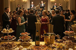 A professional rider on a horse